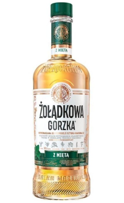 WÓDKA ŻOŁĄDKOWA GORZKA MIĘTOWA 0,7L 30%