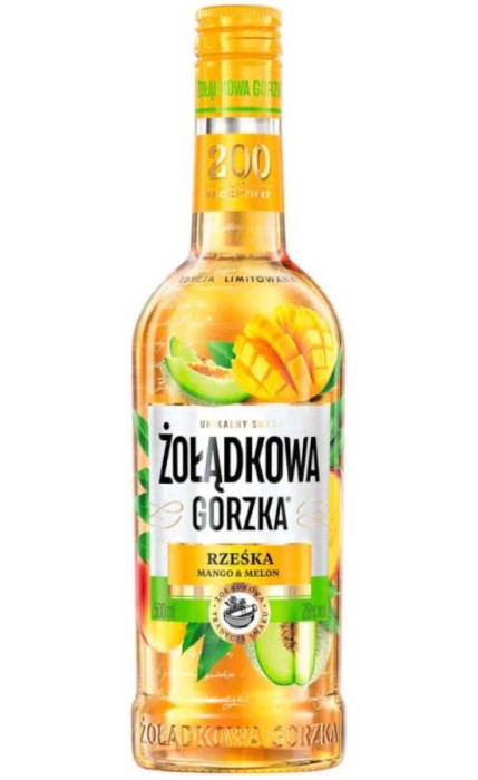 WÓDKA ŻOŁĄDKOWA GORZKA MANGO MIĘTA 0,5L