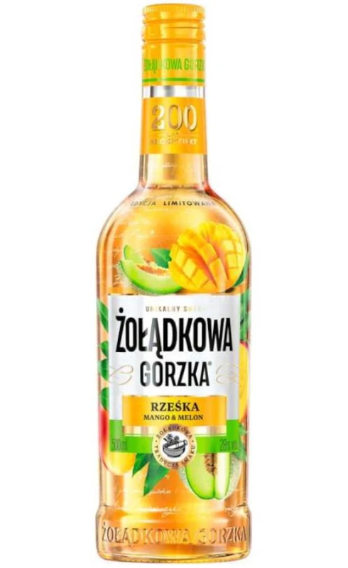 WÓDKA ŻOŁĄDKOWA GORZKA MANGO MIĘTA 0,5L