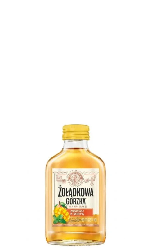 WÓDKA ŻOŁĄDKOWA GORZKA MANGO MIĘTA 0,09L