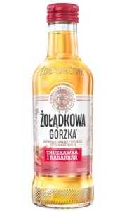 WÓDKA ŻOŁĄDKOWA GORZKA TRUSKAWKA RABARBAR 0,2L