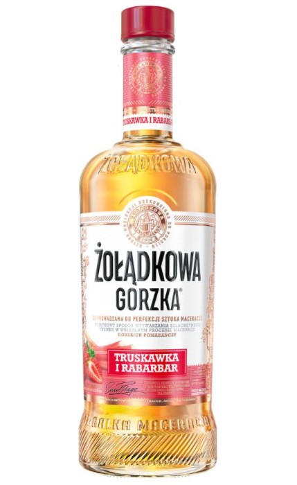 WÓDKA ŻOŁĄDKOWA GORZKA TRUSKAWKA RABARBAR 0,5L