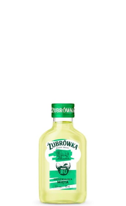 WÓDKA ŻUBRÓWKA ŻU MIĘTA 0,09L