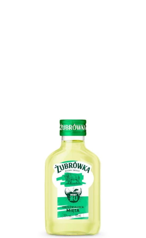 WÓDKA ŻUBRÓWKA ŻU MIĘTA 0,09L
