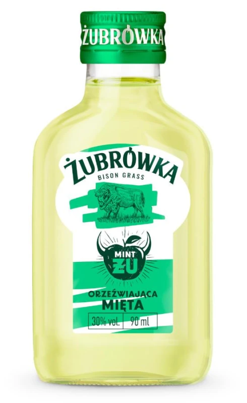 WÓDKA ŻUBRÓWKA ŻU MIĘTA 0,09L