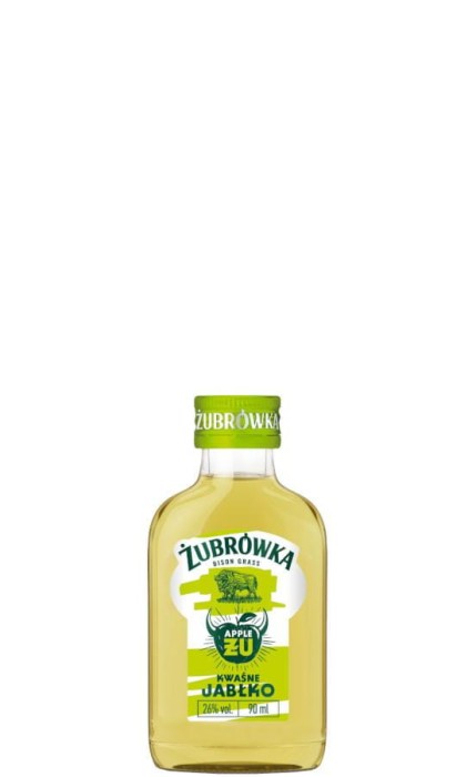 WÓDKA ŻUBRÓWKA ŻU KWAŚNE JABŁKO 0,09L  30%