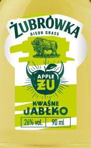 WÓDKA ŻUBRÓWKA ŻU KWAŚNE JABŁKO 0,09L  30%