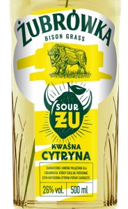 WÓDKA ŻUBRÓWKA ŻU KWAŚNA CYTRYNA 0,5L 30%