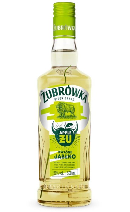WÓDKA ŻUBRÓWKA ŻU KWAŚNE JABŁKO 0,5L 30%