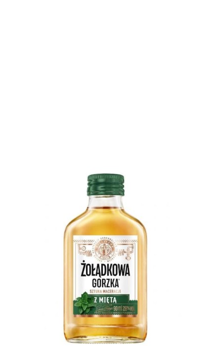WÓDKA ŻOŁĄDKOWA GORZKA Z MIĘTĄ 0,09L