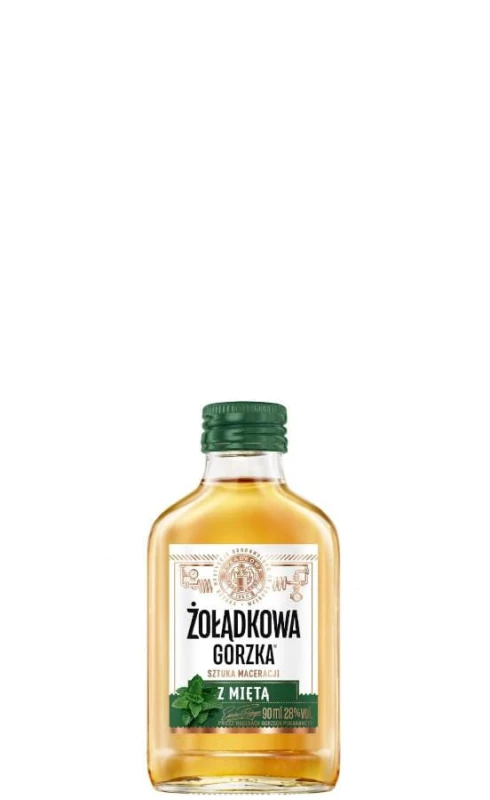 WÓDKA ŻOŁĄDKOWA GORZKA Z MIĘTĄ 0,09L