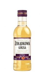 WÓDKA ŻOŁĄDKOWA GORZKA Z FIGĄ 0,2L 34%
