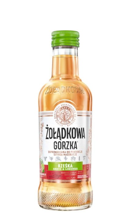 WÓDKA ŻOŁĄDKOWA RZEŚKA ARBUZ-LIMONKA 0,2L