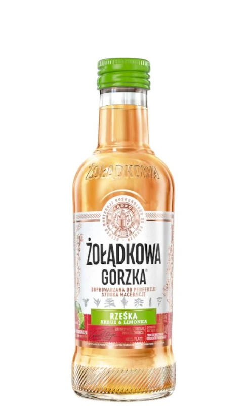 WÓDKA ŻOŁĄDKOWA RZEŚKA ARBUZ-LIMONKA 0,2L