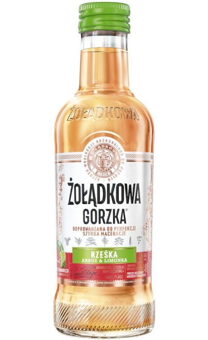 WÓDKA ŻOŁĄDKOWA RZEŚKA ARBUZ-LIMONKA 0,2L