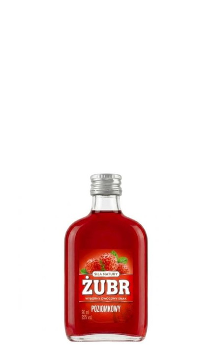 WÓDKA ŻUBR POZIOMKA 0,09L