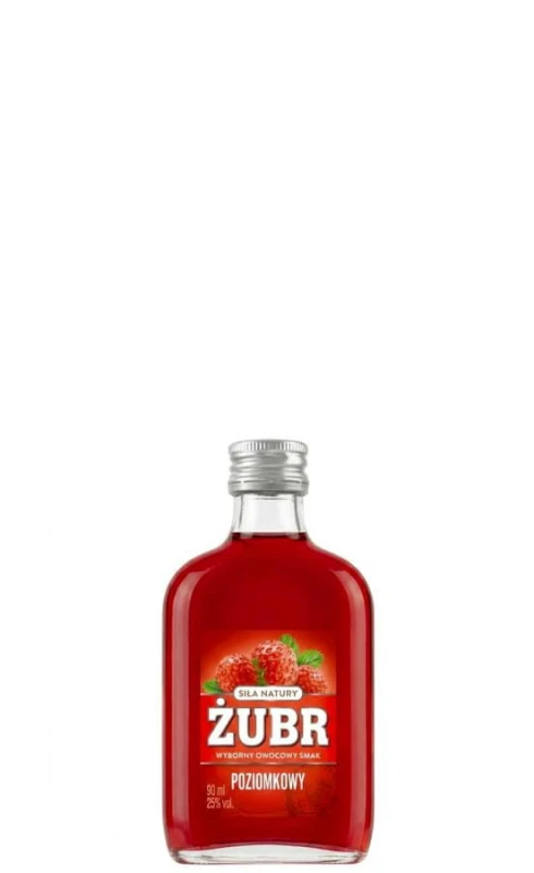 WÓDKA ŻUBR POZIOMKA 0,09L