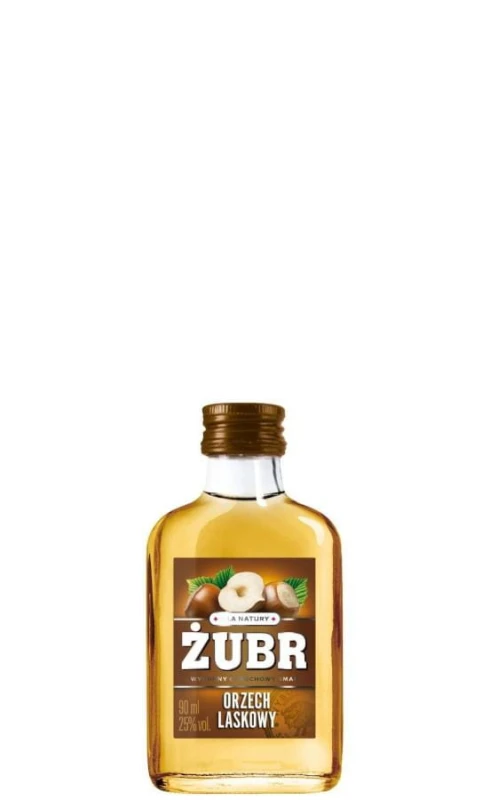WÓDKA ŻUBR ORZECH LASKOWY  0,09L 25%