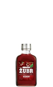 WÓDKA ŻUBR WIŚNIOWY 0,09L 25%