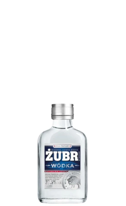 WÓDKA ŻUBR STRONG 0,09L 37,5%