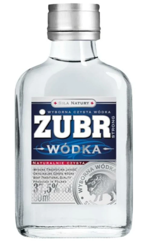 WÓDKA ŻUBR STRONG 0,09L 37,5%