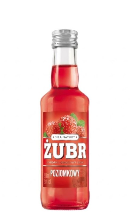 WÓDKA ŻUBR POZIOMKA 0,2L 25%