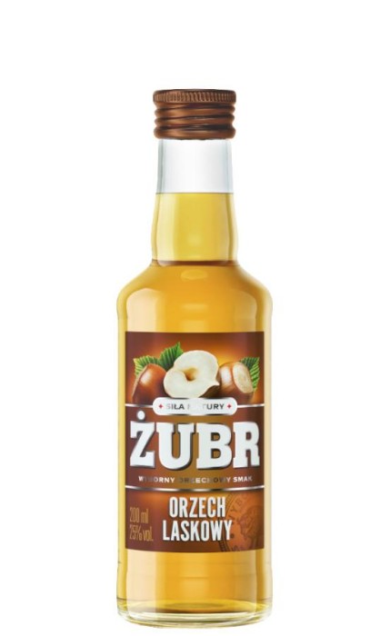 WÓDKA ŻUBR ORZECH LASKOWY 0,2L 25%