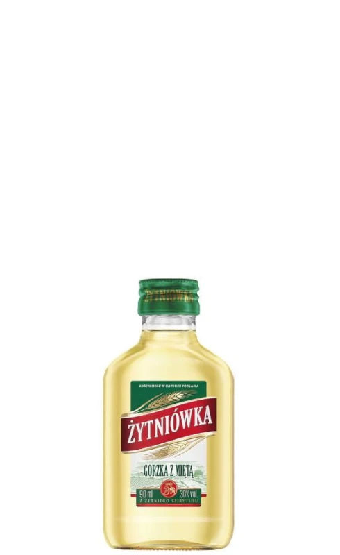 WÓDKA ŻYTNIÓWKA GORZKA Z MIĘTĄ 0,09L 32%