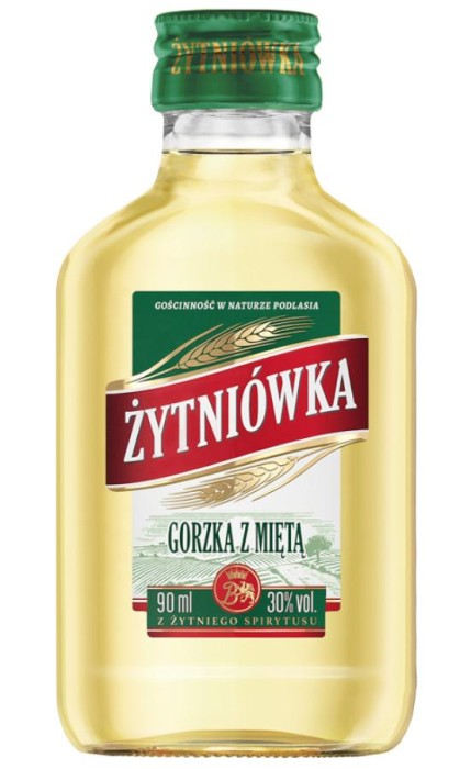 WÓDKA ŻYTNIÓWKA GORZKA Z MIĘTĄ 0,09L 32%