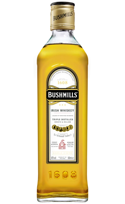 Irish Whiskey Blended Bushmills Original 0,5L 40%