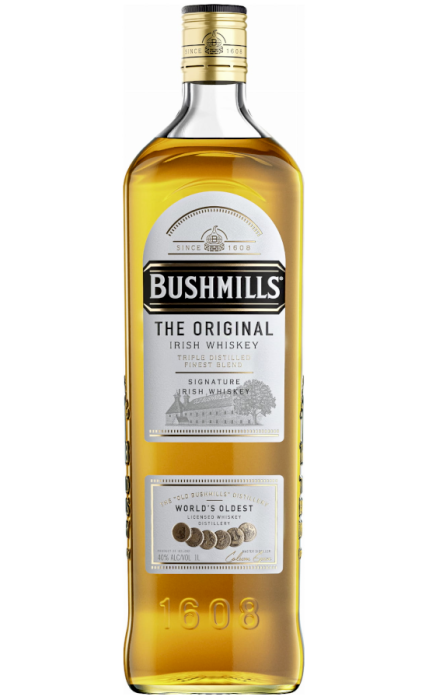 Klasyczna Whiskey Irlandzka typu Blended Bushmills Original 1L 40%