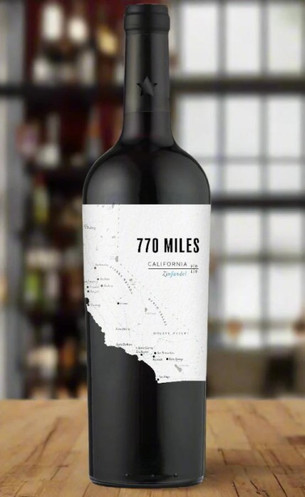 WINO 770 MILES ZINFANDEL RED CZERWONE WYTRAWNE 0,75L