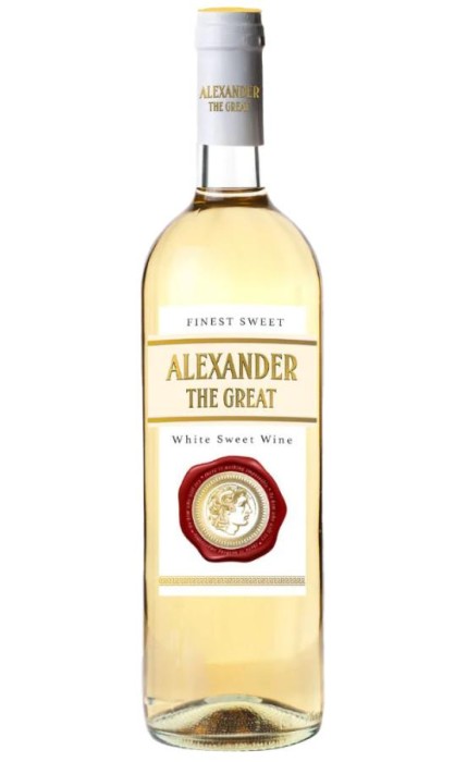WINO ALEXANDER THE GREAT BIAŁE SŁODKIE 1L