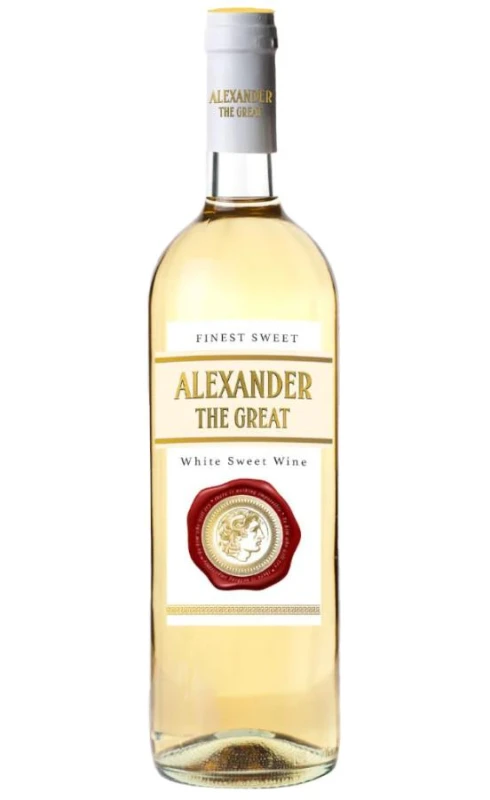 WINO ALEXANDER THE GREAT BIAŁE SŁODKIE 1L