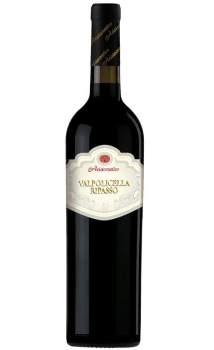 WINO ARISTOCRATICO VALPOLICELLA RIPASSO CZERWONE WYTRAWNE 750ML