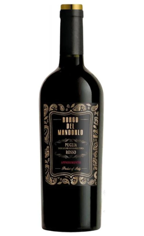 WINO BORGO DEL MANDORLO APPASSIMENTO CZERWONE WYTRAWNE 750ML