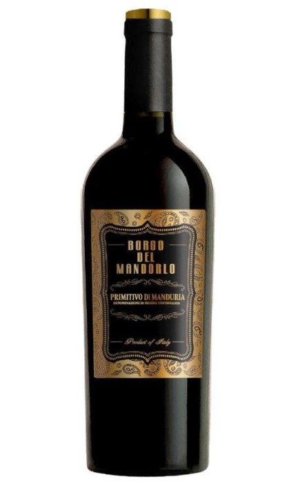 WINO BORGO DEL MANDORLO PRIMIC CZERWONE WYTRAWNE 750ML