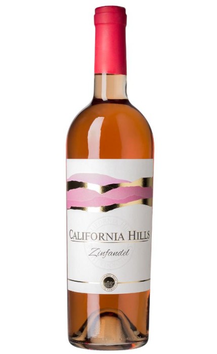 WINO CALIFORNIA HILLS ZINFANDEL RÓŻOWE PÓŁSŁODKIE 750ML