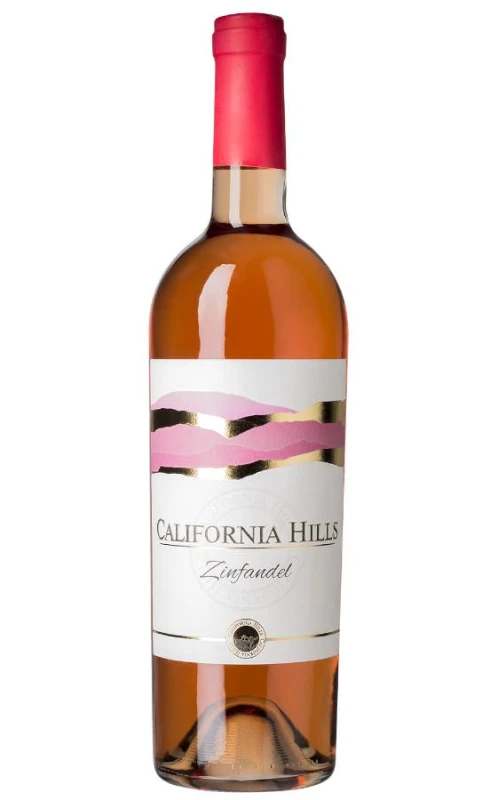 WINO CALIFORNIA HILLS ZINFANDEL RÓŻOWE PÓŁSŁODKIE 750ML