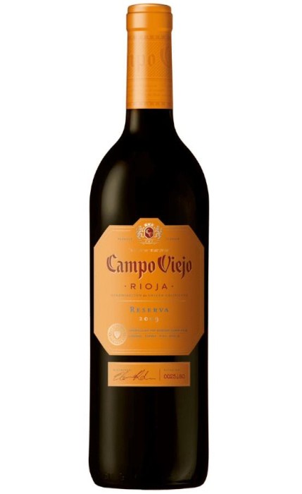 WINO CAMPO VIEJO RESERVA CZERWONE WYTRAWNE 750ML