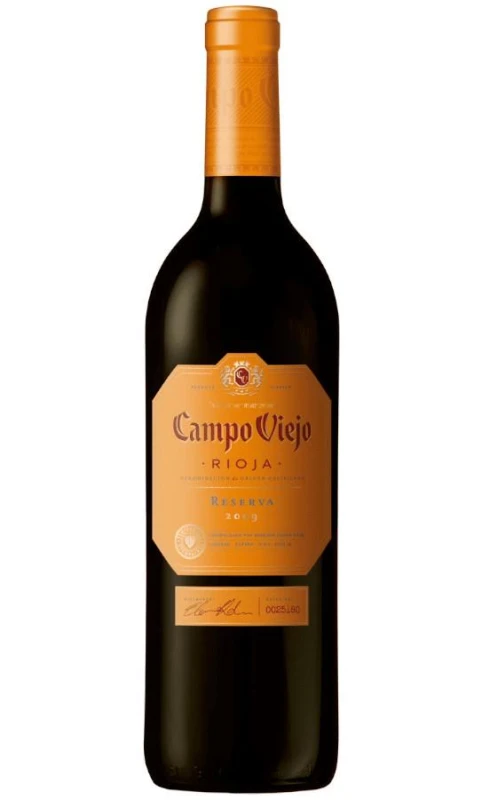 WINO CAMPO VIEJO RESERVA CZERWONE WYTRAWNE 750ML