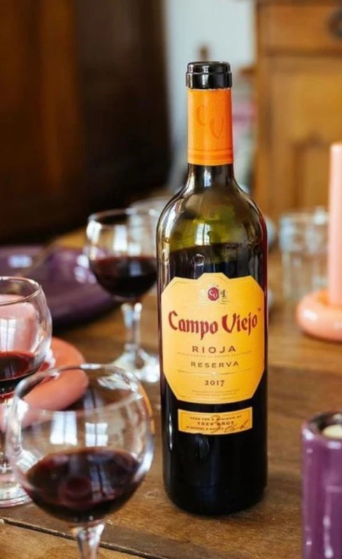 WINO CAMPO VIEJO RESERVA CZERWONE WYTRAWNE 750ML