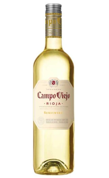 WINO CAMPO VIEJO RIOJA BIAŁE PÓŁSŁODKIE 750ML 11%