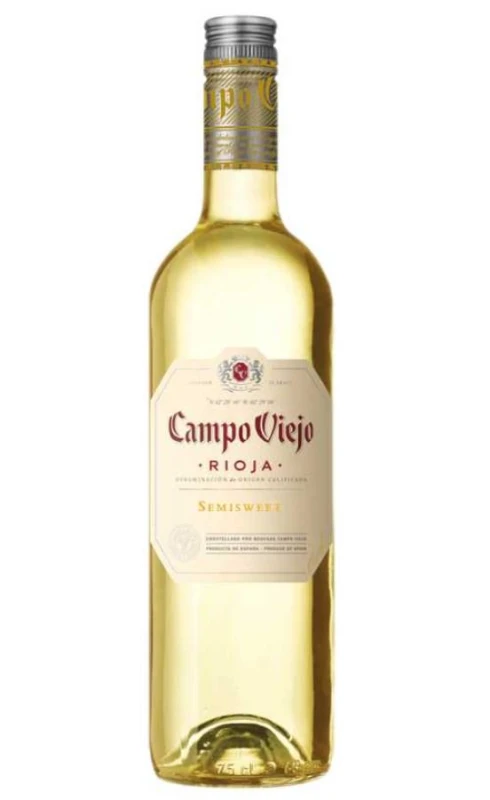 WINO CAMPO VIEJO RIOJA BIAŁE PÓŁSŁODKIE 750ML 11%