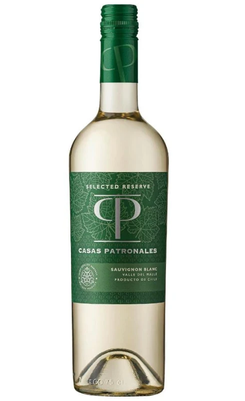 WINO CASAS PATRONALES SELECTED RESERVE SAUVIGNON BIAŁE WYTRAWNE 750ML