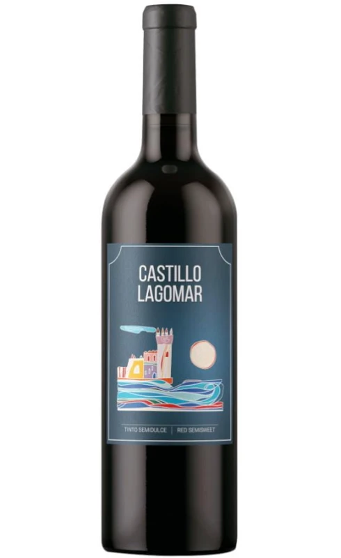 WINO CASTILLO LAGOMAR SEMI TINTO CZERWONE PÓŁSŁODKIE 750ML