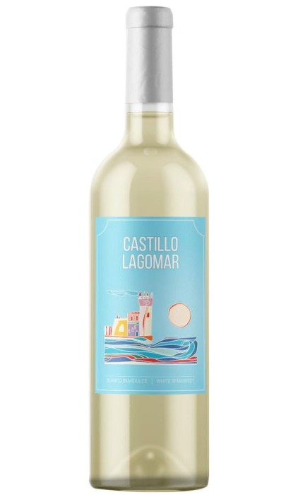 WINO CASTILLO LAGOMAR BLANCO BIAŁE PÓŁSŁODKIE 750ML