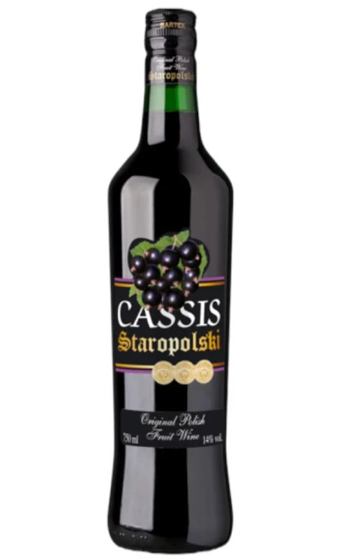WINO CASSIS CZARNA PORZECZKA 1L 14%