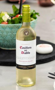 WINO CASILLERO DEL DIABLO SAUVIGNON BLANC BIAŁE WYTRAWNE 750ML