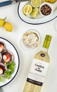 WINO CASILLERO DEL DIABLO SAUVIGNON BLANC BIAŁE WYTRAWNE 750ML